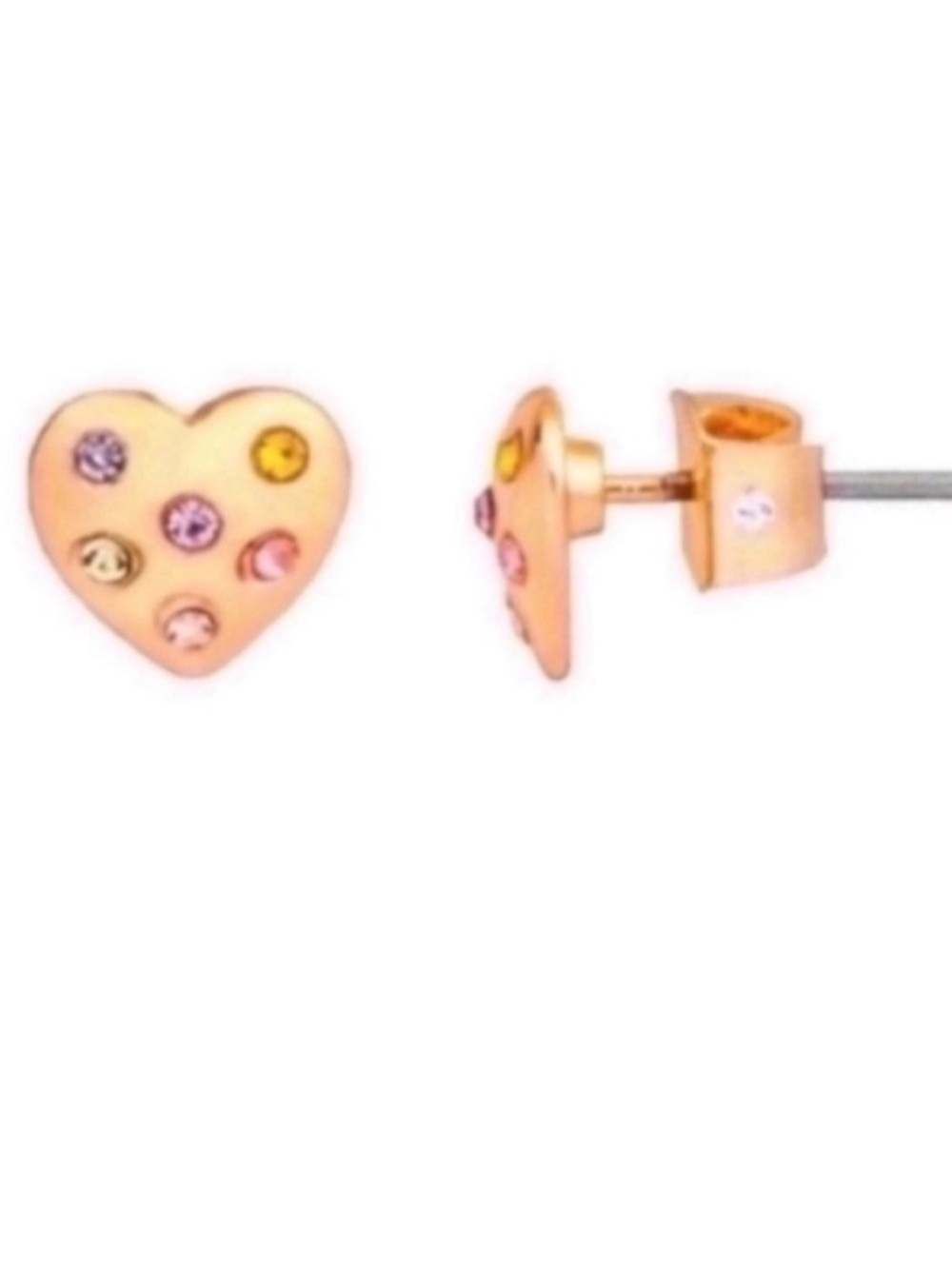 Crystal Heart Earrings